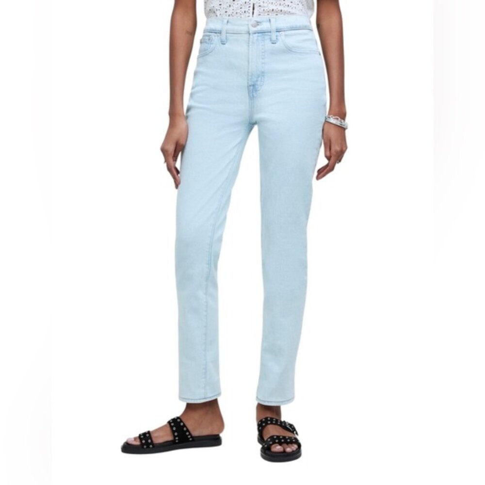 Madewell The Perfect Vintage Jean Light Wash High Rise  Straight Leg Size 27